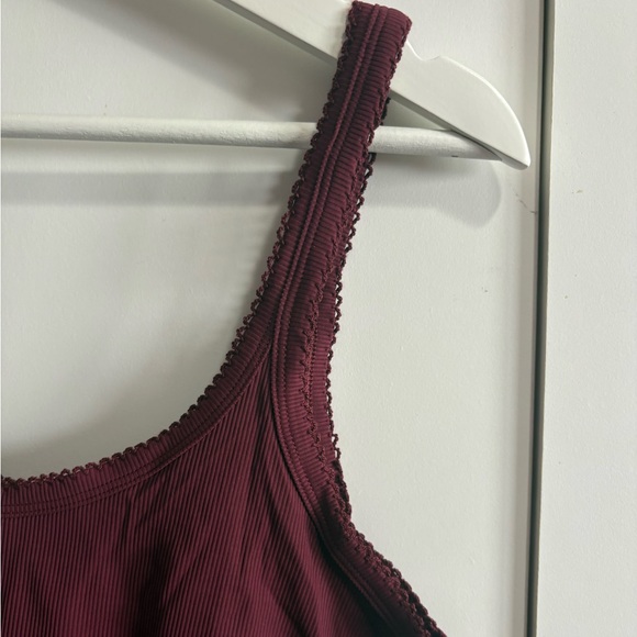 lulu nulu ribbed crop tank top heart - Picture 5 of 8